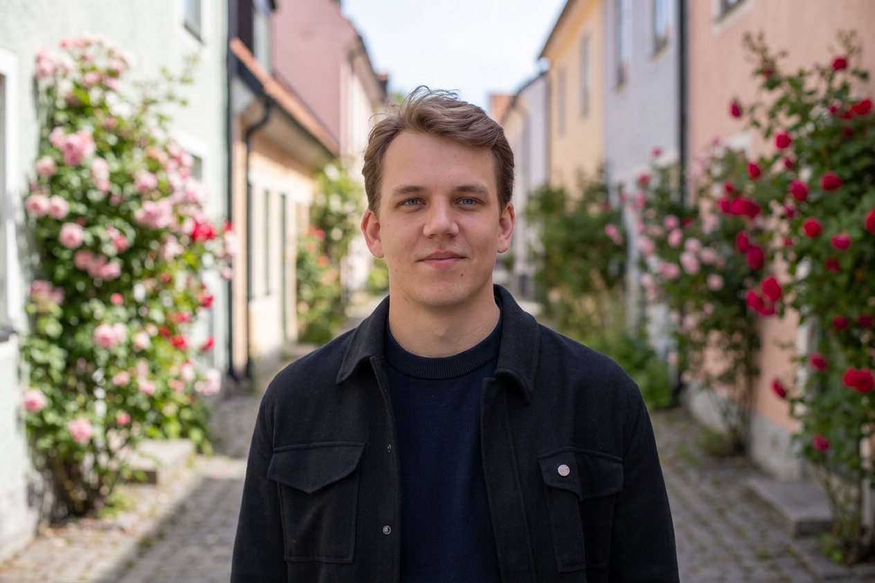Porträtt Marcus Larsson